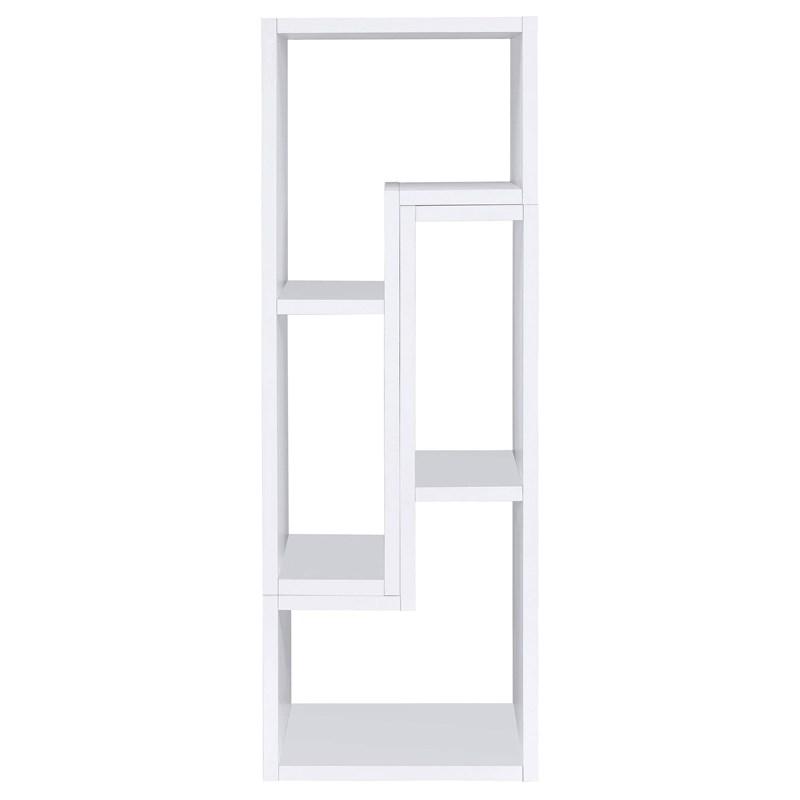 Large Picture of Coaster Furniture Velma 800330 Multipurpose TV Stand and Bookshelf - White