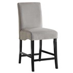 Coaster Furniture Stanton 102069GRY Velvet Upholstered Counter Chair - Grey