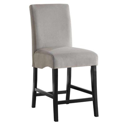 Coaster Furniture Stanton 102069GRY Velvet Upholstered Counter Chair - Grey
