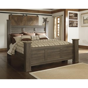 Signature Design by Ashley Juararo B251B10 King Poster Bed (Beds - King)