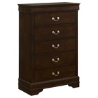 Coaster Furniture Louis Philippe 202415 5-Drawer Bedroom Chest - Cappuccino