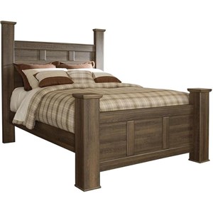 Signature Design by Ashley Juararo B251B3 Queen Poster Bed (Beds - Queen)