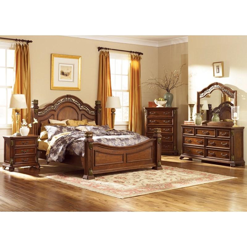 Large Picture of Liberty Furniture Industries Inc. Messina Estates 737-BR51 Dresser Mirror