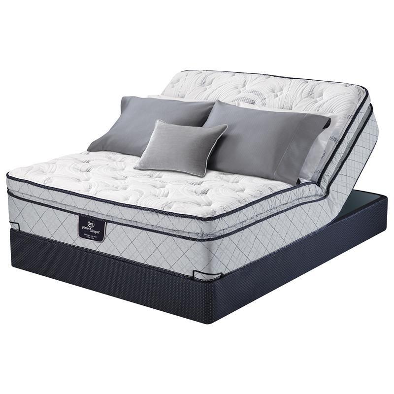 Large Picture of Serta Trescott Super Pillow Top with Pivot Head-Up Foundation (Twin XL)