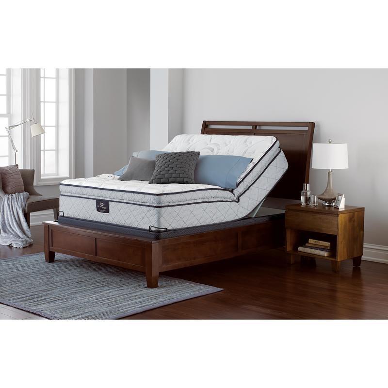 Large Picture of Serta Trescott Super Pillow Top with Pivot Head-Up Foundation (Twin XL)
