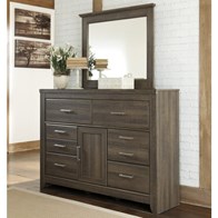 Signature Design by Ashley Juararo B251B1 Dresser and Mirror (Dressers - 6 Drawers)