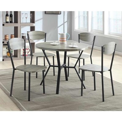 Crown Mark Blake 1230Set-GY 5 pc Dining Set