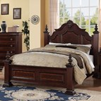 Crown Mark Charlotte B8300 King Poster Bed