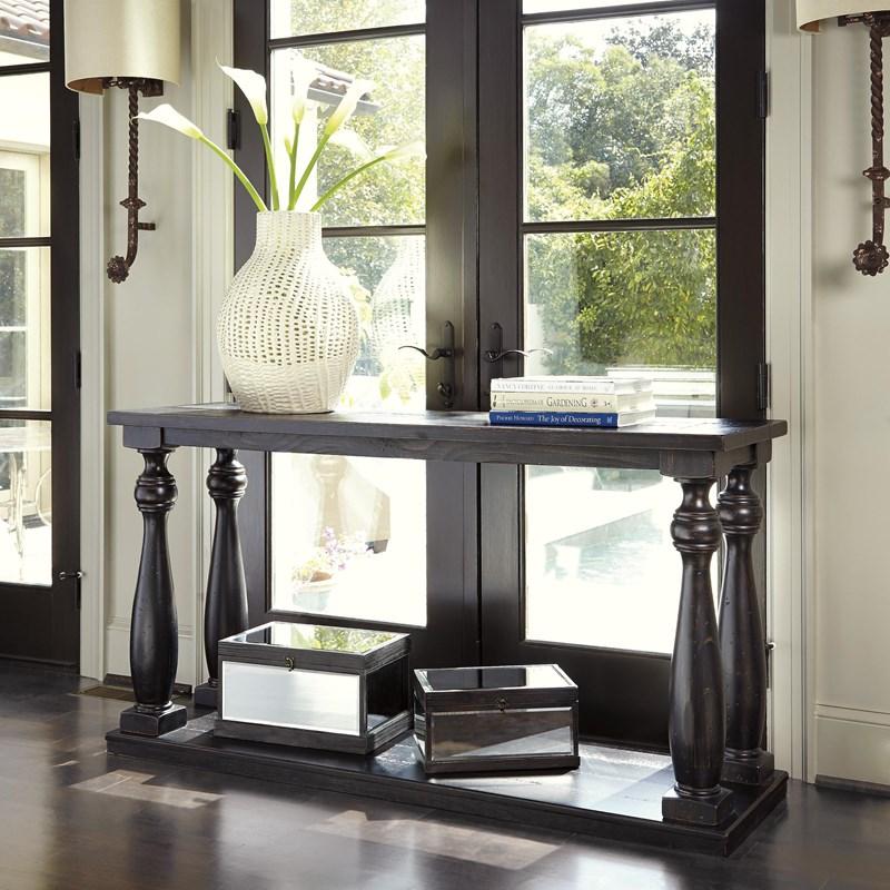 Large Picture of Signature Design by Ashley Mallacar T880-4 Sofa Table