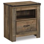 Signature Design by Ashley Trinell B446-91 One Drawer Night Stand