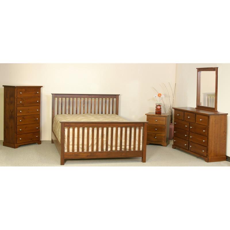 Large Picture of Mako Wood Furniture Polo King Bed 800