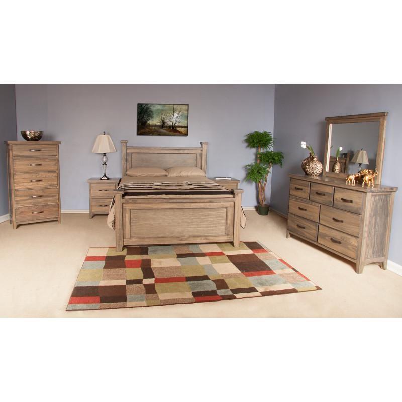 Large Picture of Mako Wood Furniture Natalie 4600-60 Nightstand