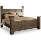 Signature Design by Ashley Juararo B251B12 California King Poster Bed