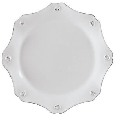 Juliska Berry & Thread Whitewash Scallop Dessert/Salad Plate (Plates - Dessert)