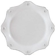 Juliska Berry & Thread Whitewash Scallop Dessert/Salad Plate (Plates - Dessert)