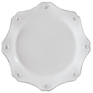 Juliska Berry & Thread Whitewash Scallop Dessert/Salad Plate (Plates - Dessert)
