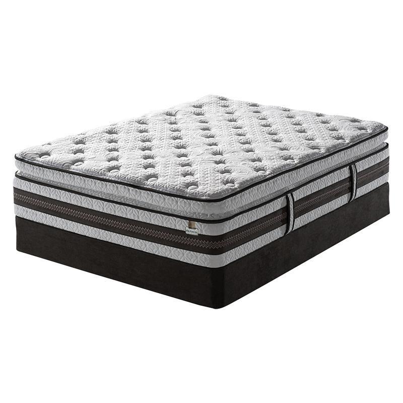 Large Picture of Serta Stellar Cushion Firm Mattress Set (Queen)