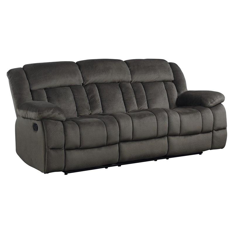 Large Picture of Homelegance Laurelton 9636-3 Double Reclining Sofa