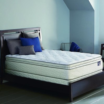 Serta Broussard Firm Pillow Top Mattress Set (Queen)