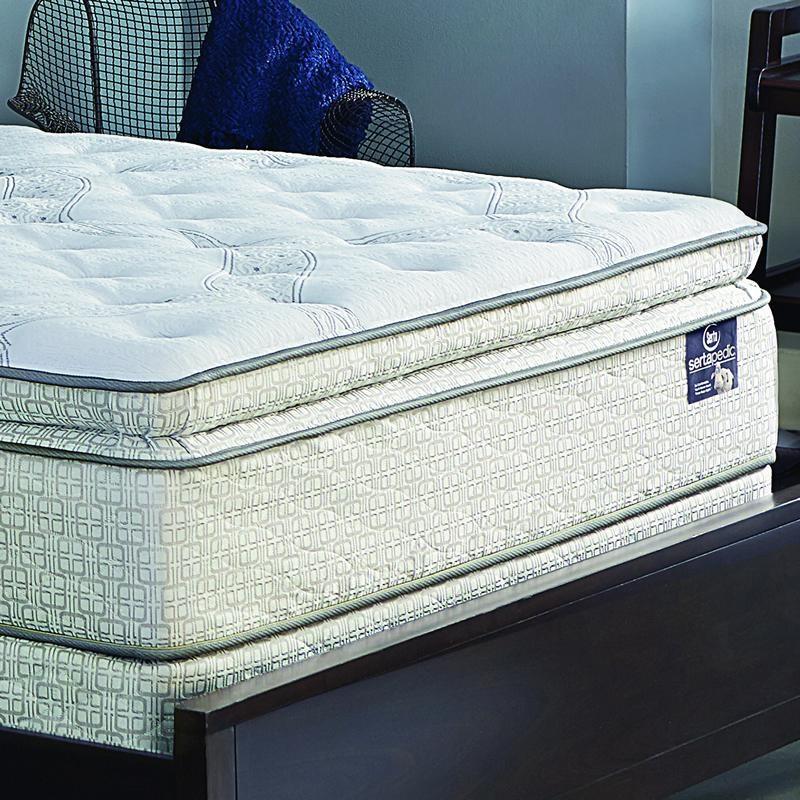 Large Picture of Serta Broussard Firm Pillow Top Mattress Set (Queen)