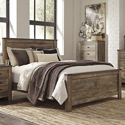 Signature Design by Ashley Trinell B446B11 Queen Panel Bed