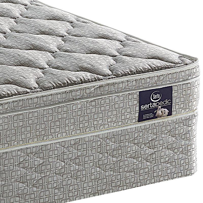 Large Picture of Serta Bodrick Euro Top Mattress Set (Queen)