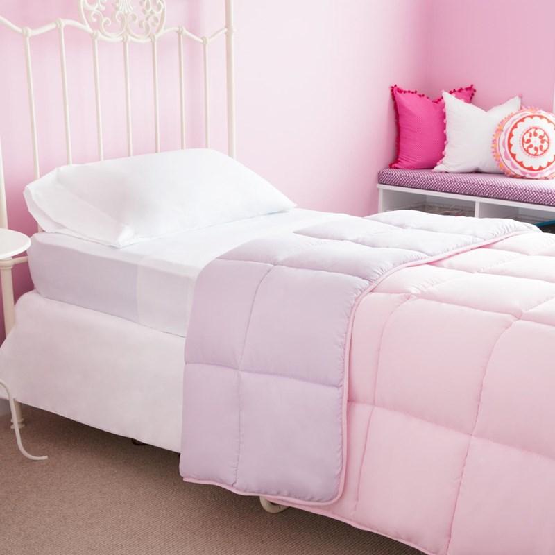 Large Picture of Malouf Bed in a Bag - Twin XL - Lilac/Blush