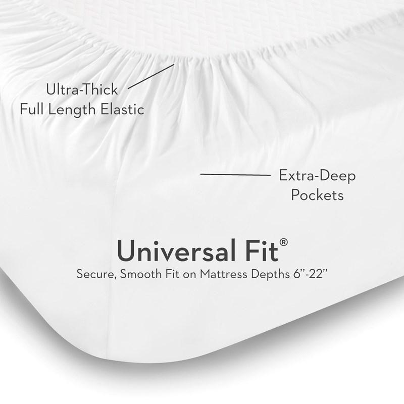 Large Picture of Malouf TENCEL Sheet Set - Ivory (King)