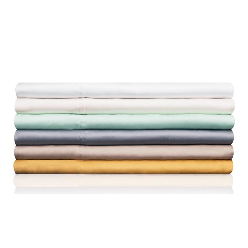 Large Picture of Malouf TENCEL Pillowcase - Ivory (King)