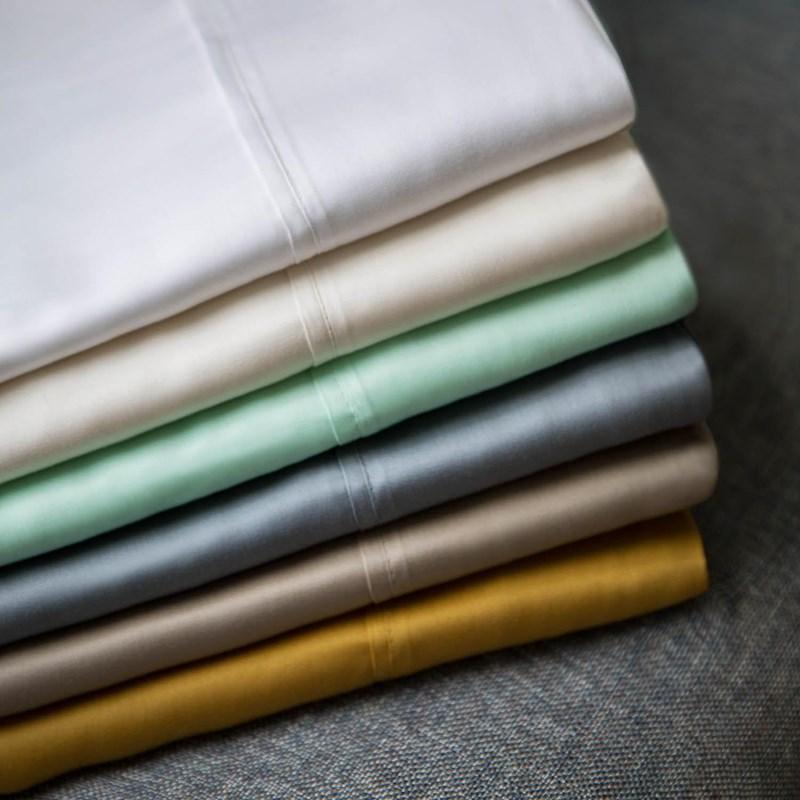 Large Picture of Malouf TENCEL Pillowcase - Ivory (King)