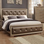 Crown Mark Fontaine B1700 Queen Upholstered Panel Bed