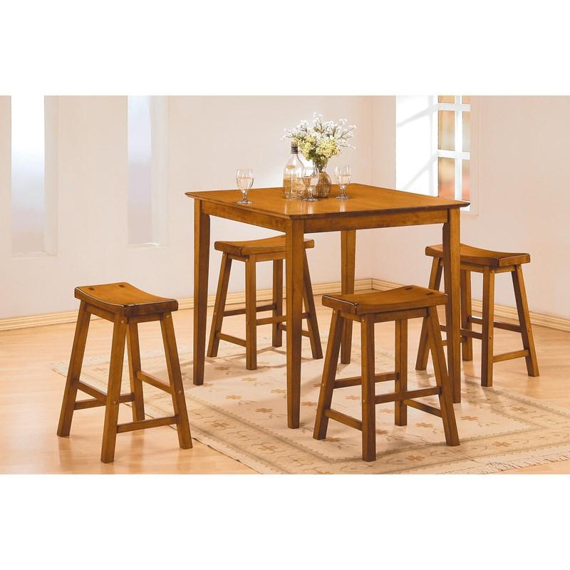 Large Picture of Homelegance Saddleback 5302A-24 24 Counter Height Stool, RTA
