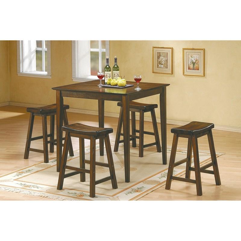 Large Picture of Homelegance Saddleback 5302C-24 24 Counter Height Stool, RTA