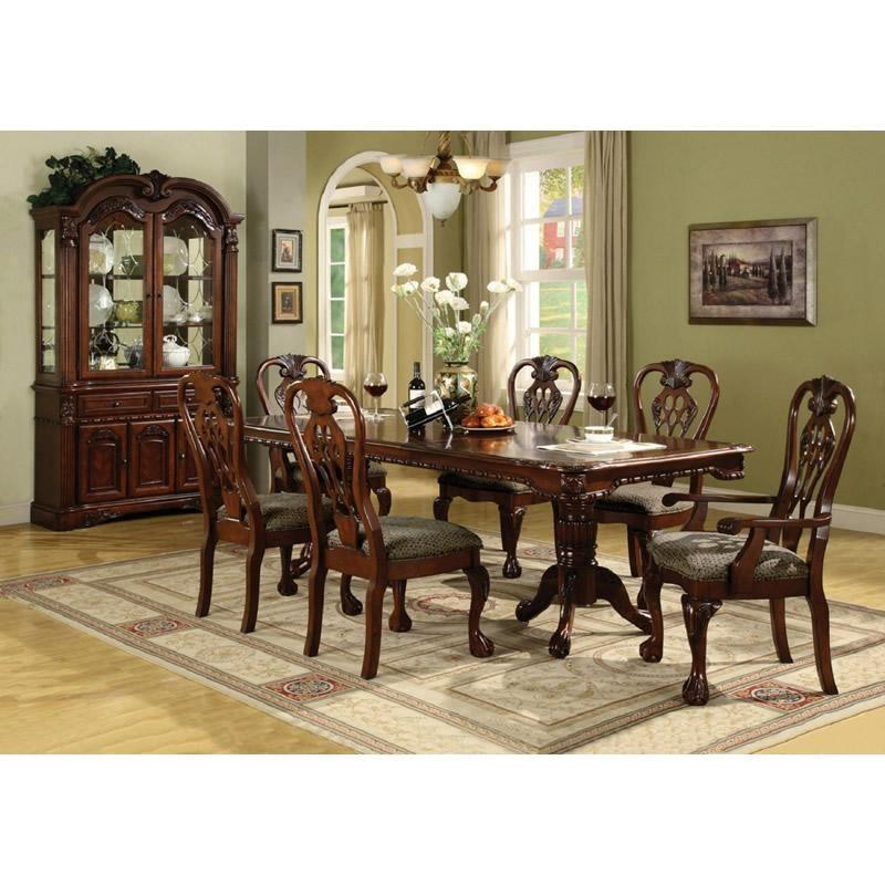 Large Picture of Crown Mark Brussels 2470 Dining Table
