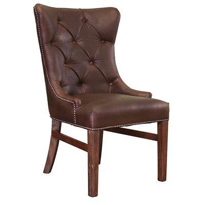 International Furniture Direct Terra IFD1020CHAIR-T Faux Leather Side Chair