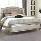 Coaster Furniture Bling Game 204181KE King Upholstered Panel Bed