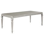 Coaster Furniture Bling Game 106471 86-inch Extension Dining Table - Metallic Platinum