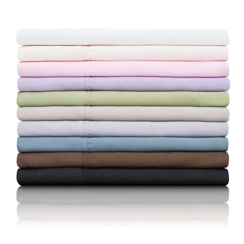 Large Picture of Malouf Brushed Microfiber Pillowcase - Lilac (Queen)