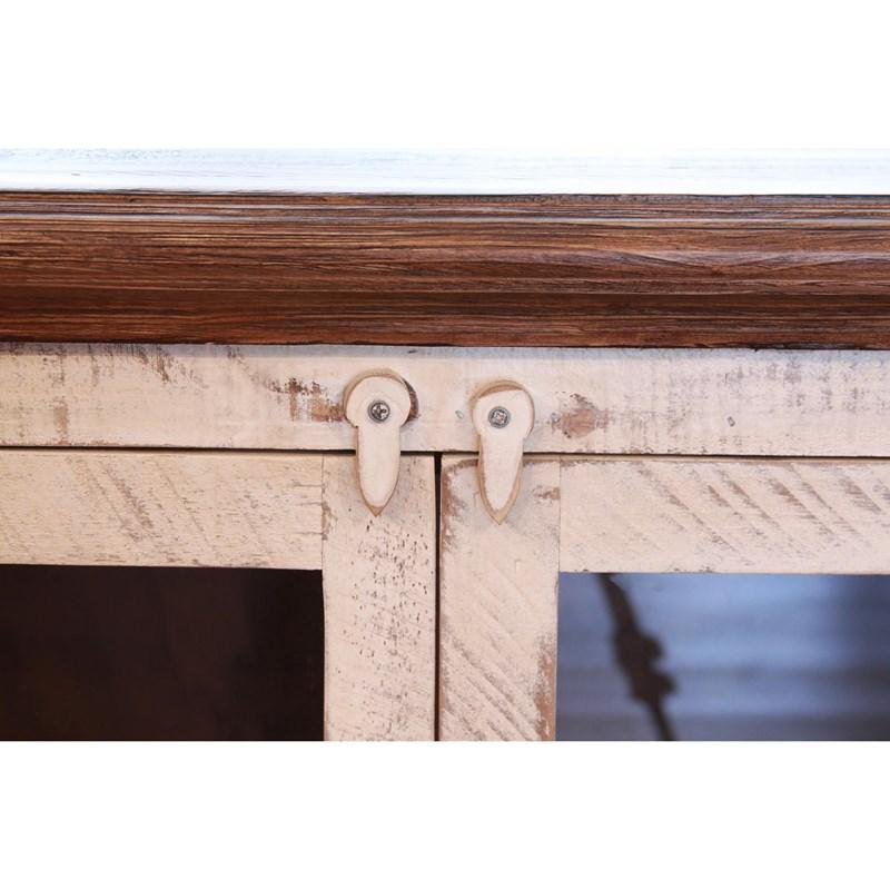Large Picture of International Furniture Direct Antique White IFD926CONS-4W Console