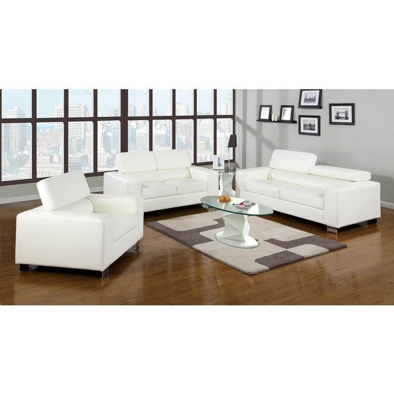 Large Picture of Furniture of America Makri CM6336WH-CH Chair