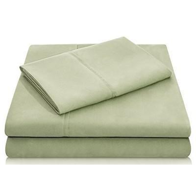 Malouf Brushed Microfiber Bed Sheet- Fern (Cot)