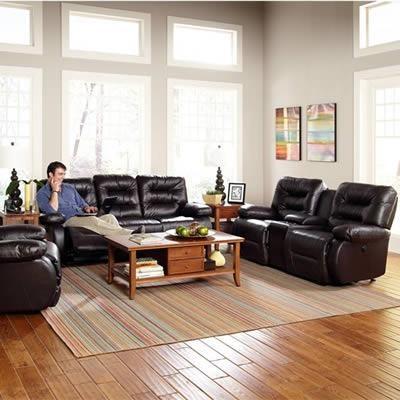 Maddox Power Swivel Glider Rocker Leather Match Recliner (Maddox Leather Recliner- 8N44LV (Power)) image 2