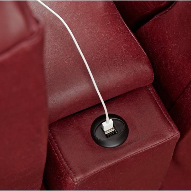 Felicia Power Reclining Leather Loveseat (Felicia L270UQ7) image 2