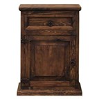 LMT Imports Mission Medio BUR013LMEDIO Left Nightstand