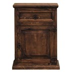LMT Imports Mission Medio BUR013RMEDIO Right Nightstand