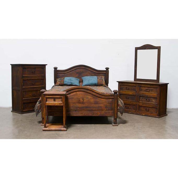 Promo Medio Bedroom Suite 1-Drawer Nightstand (BUR400MEDIO) image 3