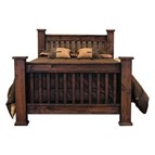 LMT Imports Mission Medio CAM092MEDIO Queen Bed