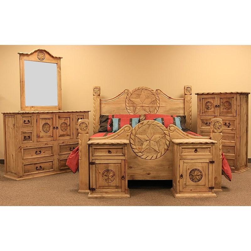 Country Bed 1-Drawer Nightstand (ROP004L) image 2