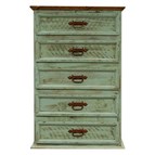 LMT Imports Turquoise Washed Cross Chest