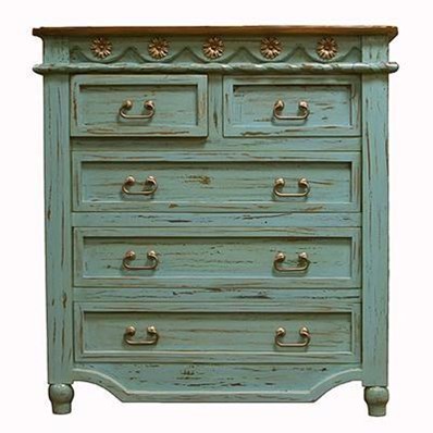 LMT Imports Turquoise Grande Chest